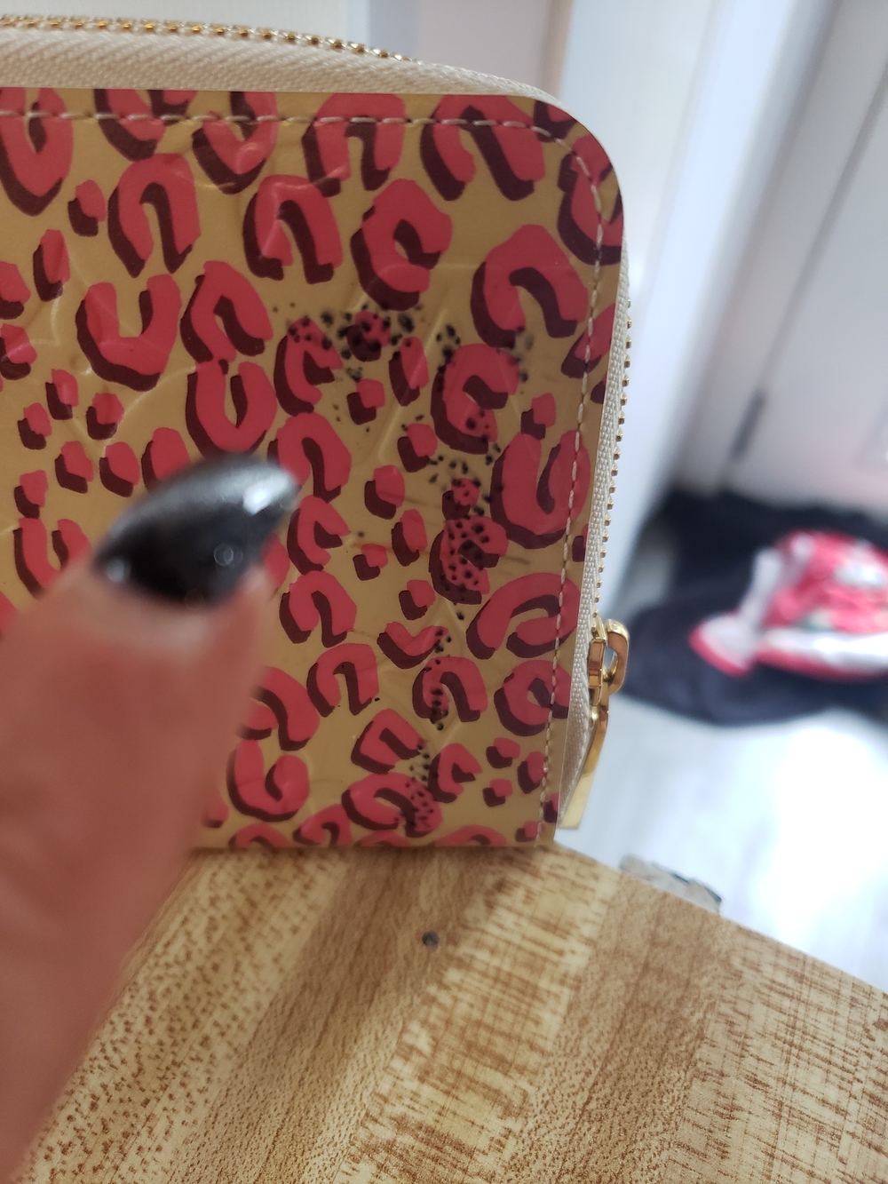 Louis Vuitton Pink Leopard Print × Steven Sprouse Collab Long Wallet - Picture 3 of 7